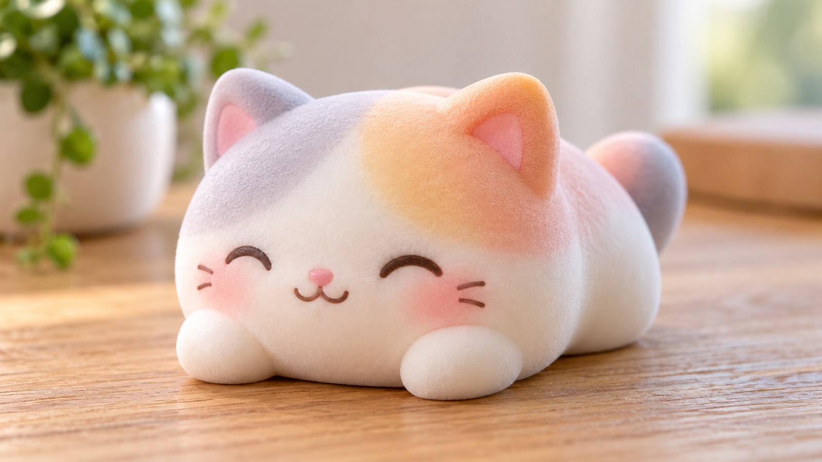 Un modello di giocattolo antistress schiacciabile (Squishy) in una foto d'archivio.