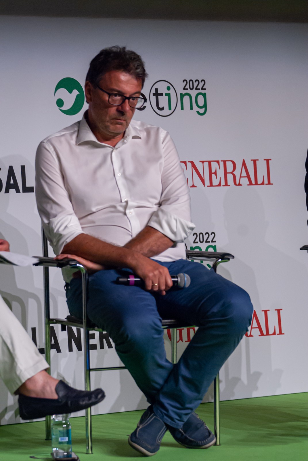Il ministro dell'Economia e delle Finanze italiano Giancarlo Giorgetti (foto d'archivio 2022)