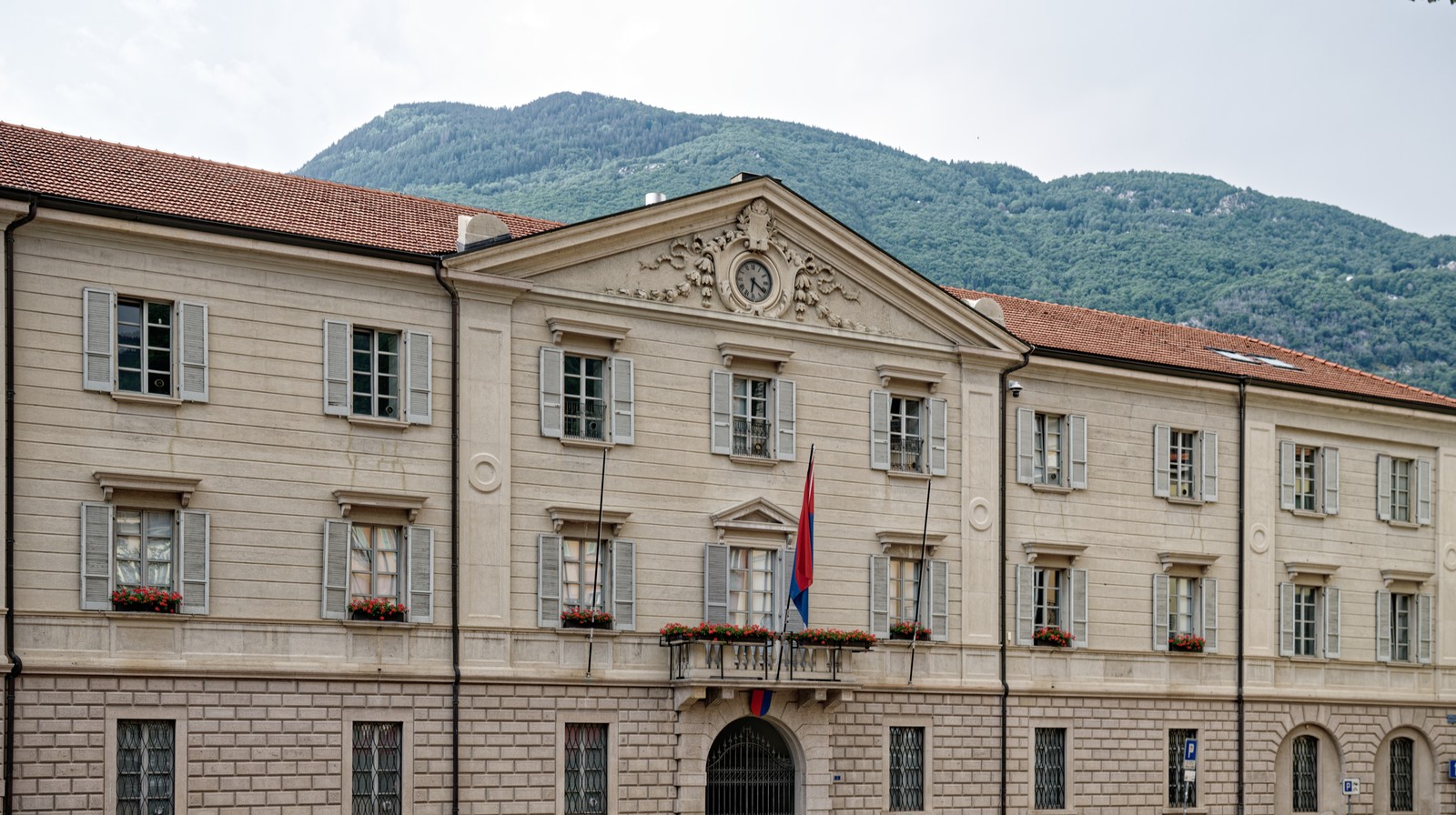 Palazzo delle Orsoline a Bellinzona, sede del Governo ticinese. Foto di repertorio del 29 maggio 2023.