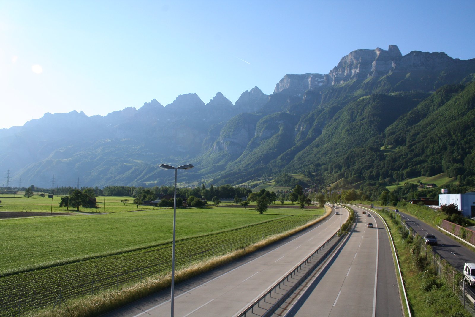 Un tratto dell'autostrada A3 in Svizzera (foto d'archivio 2009).