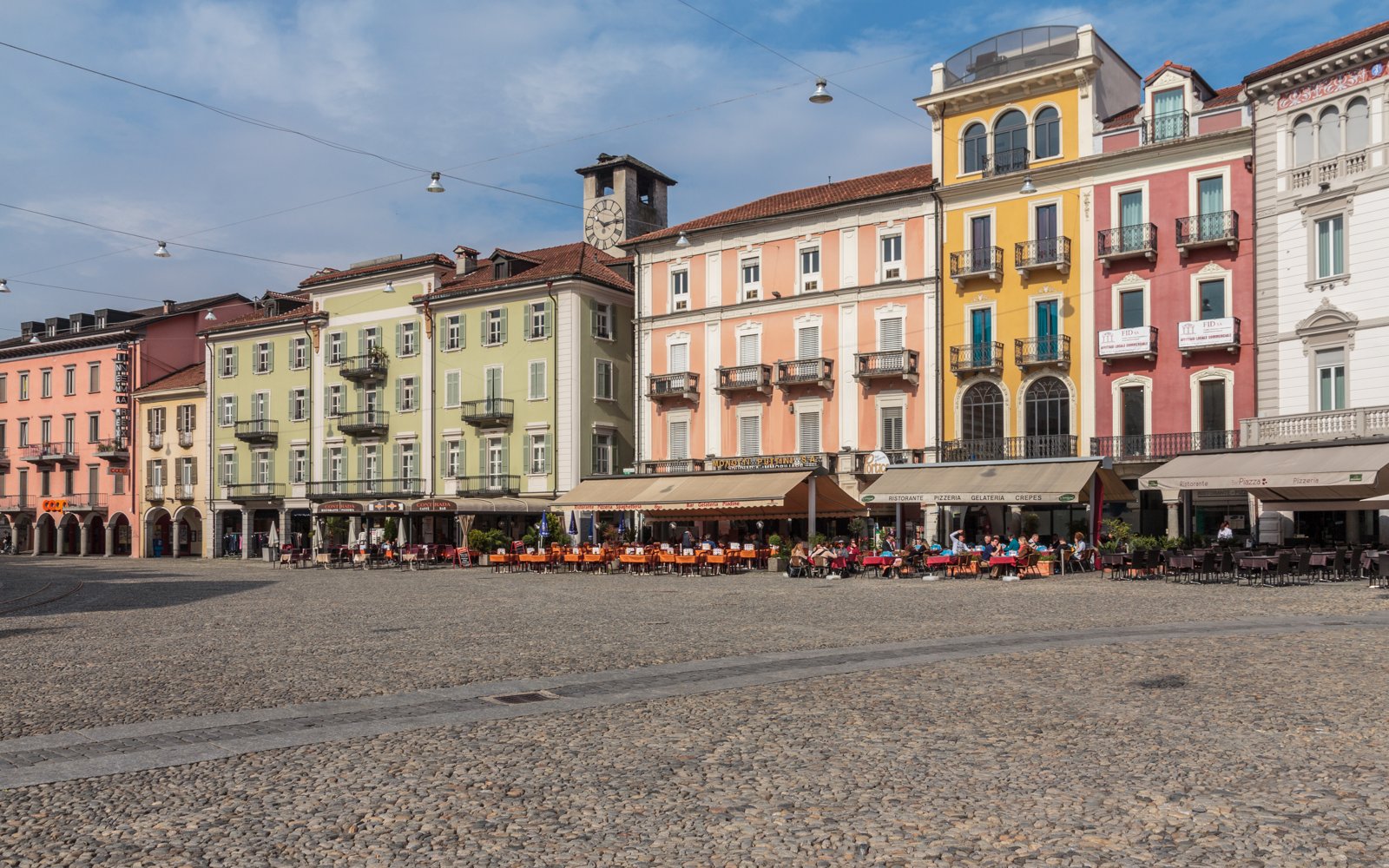 Piazza Grande a Locarno, sede del festival Moon+Stars (foto d'archivio).