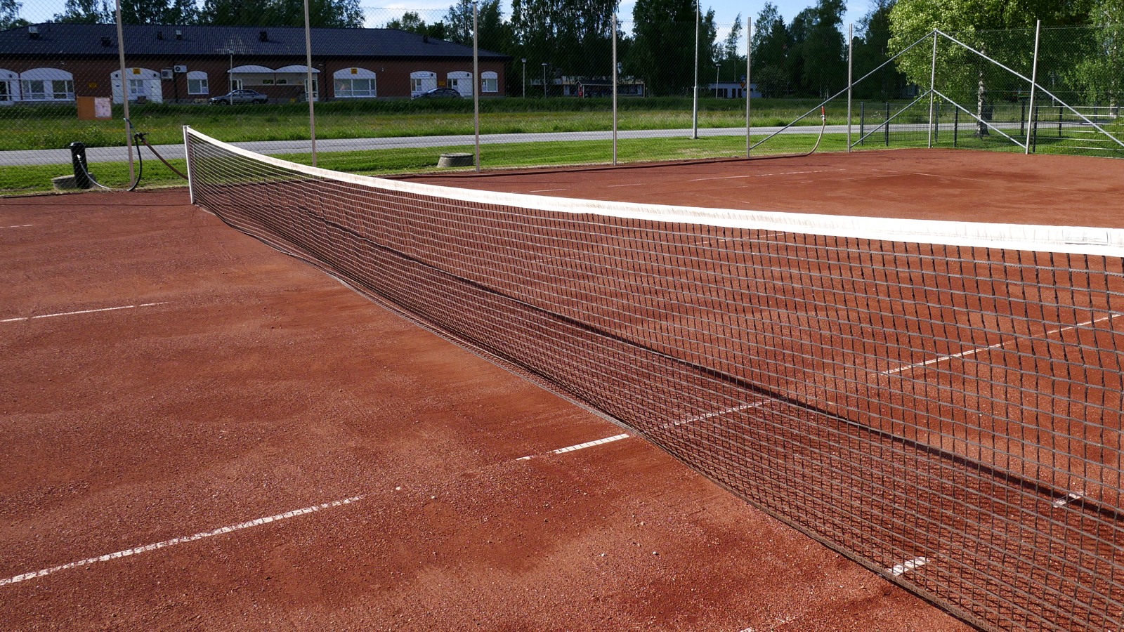 Rete da tennis: immagine illustrativa dâarchivio (2017), non riferita allâincontro di Basilea. Foto ritagliata e ridimensionata.