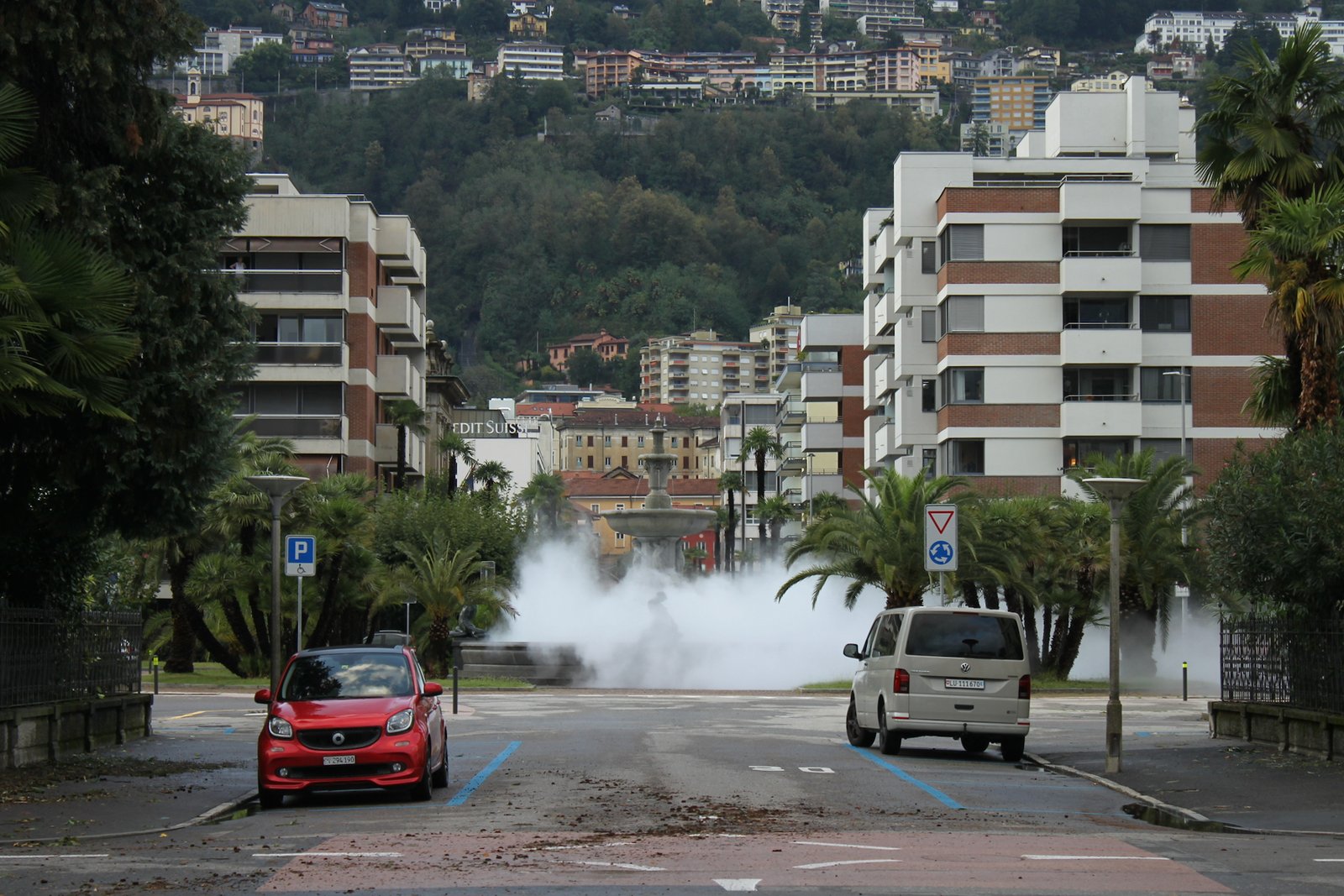 Piazza Giovanni Pedrazzini a Locarno (foto d'archivio 2023).