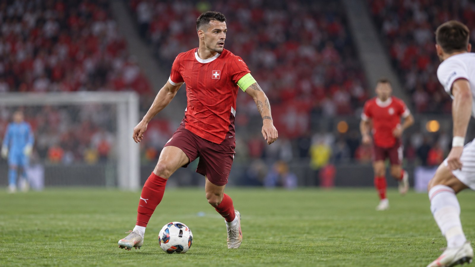 Granit Xhaka, capitano della Nazionale svizzera di calcio (immagine illustrativa)