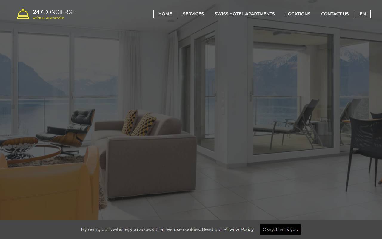 Anteprima del sito: 247 Concierge SA - Succursale Lugano