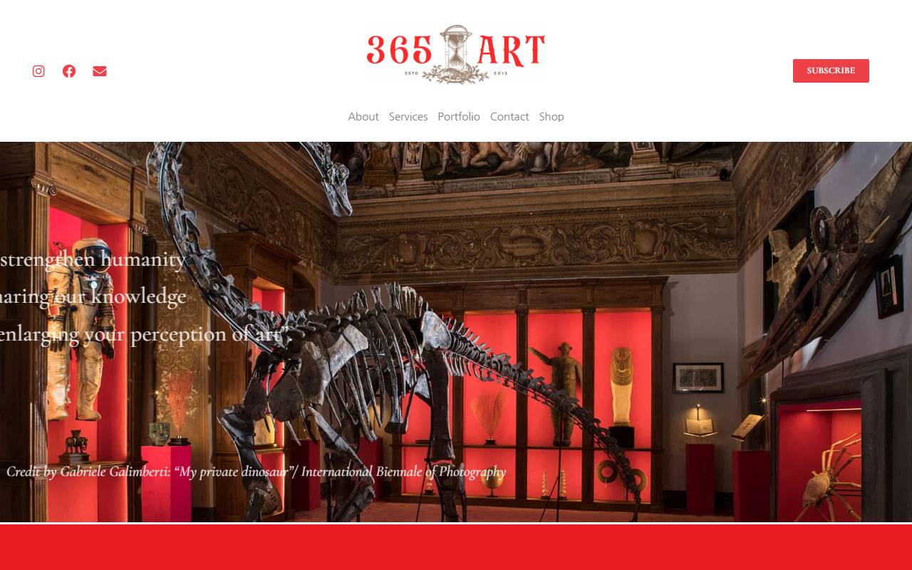 Anteprima del sito: 365 ART Sagl