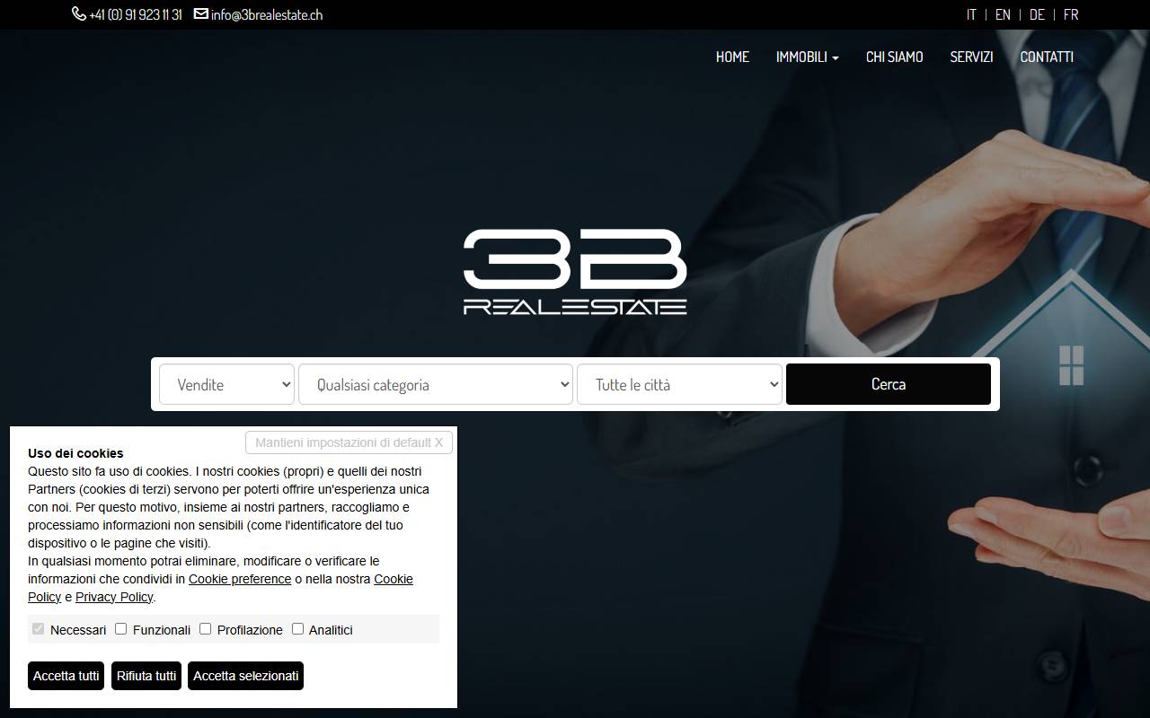 Anteprima del sito: 3B PROMOTION SA