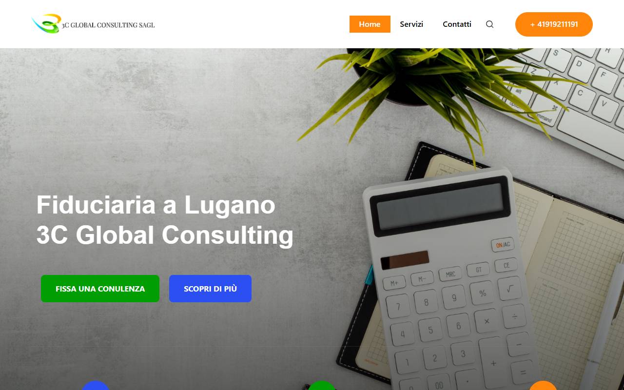 Anteprima del sito: 3C Global Consulting Sagl