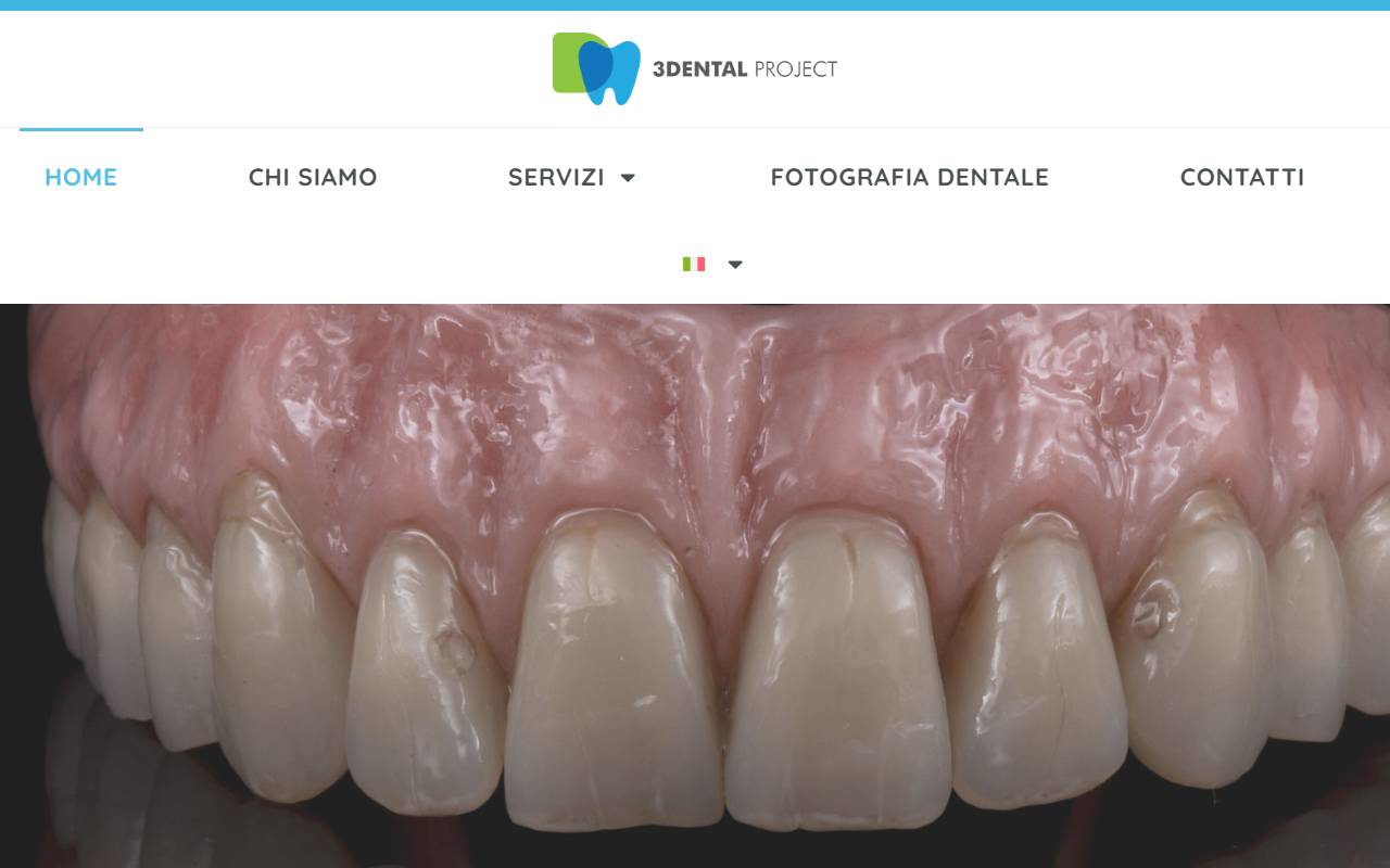 Anteprima del sito: 3D Dental Project Swiss Sagl