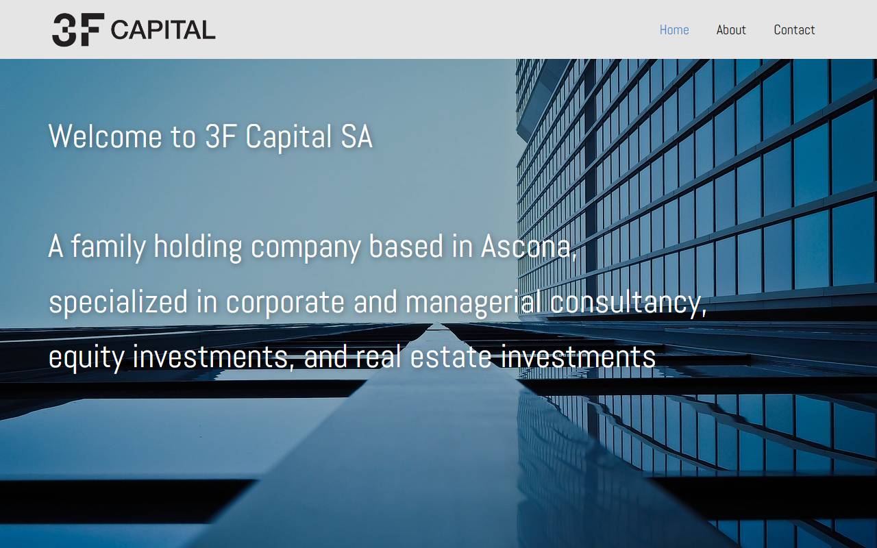 Anteprima del sito: 3F CAPITAL SA