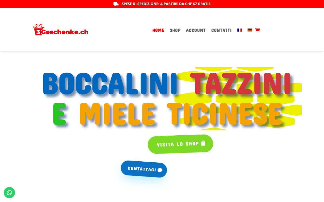 Anteprima del sito: 3geschenke di Alessandro Bassi