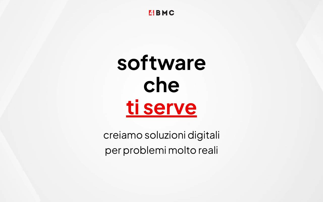 Anteprima del sito: 4BMC Sagl