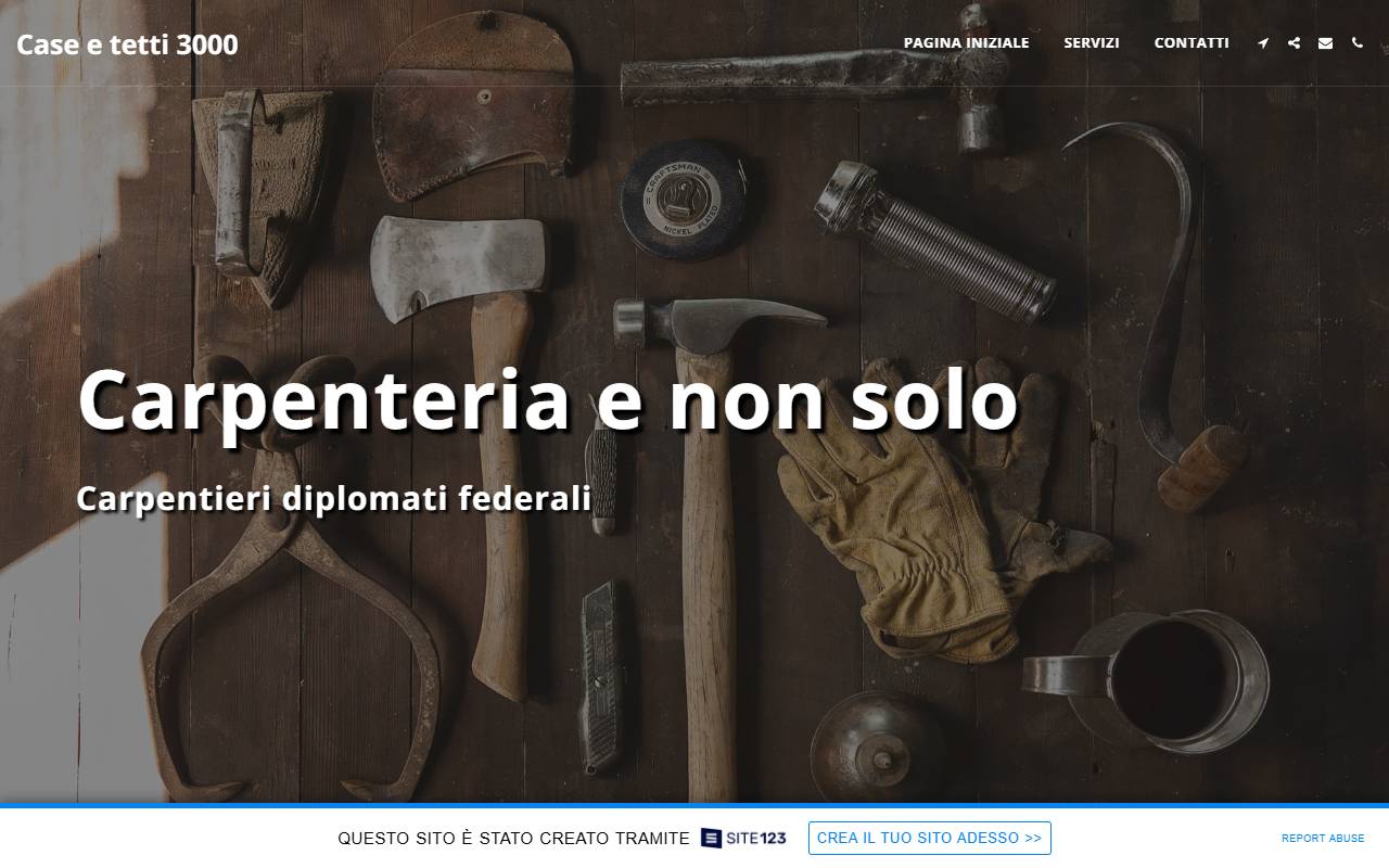 Anteprima del sito: Case e Tetti 3000 Sagl