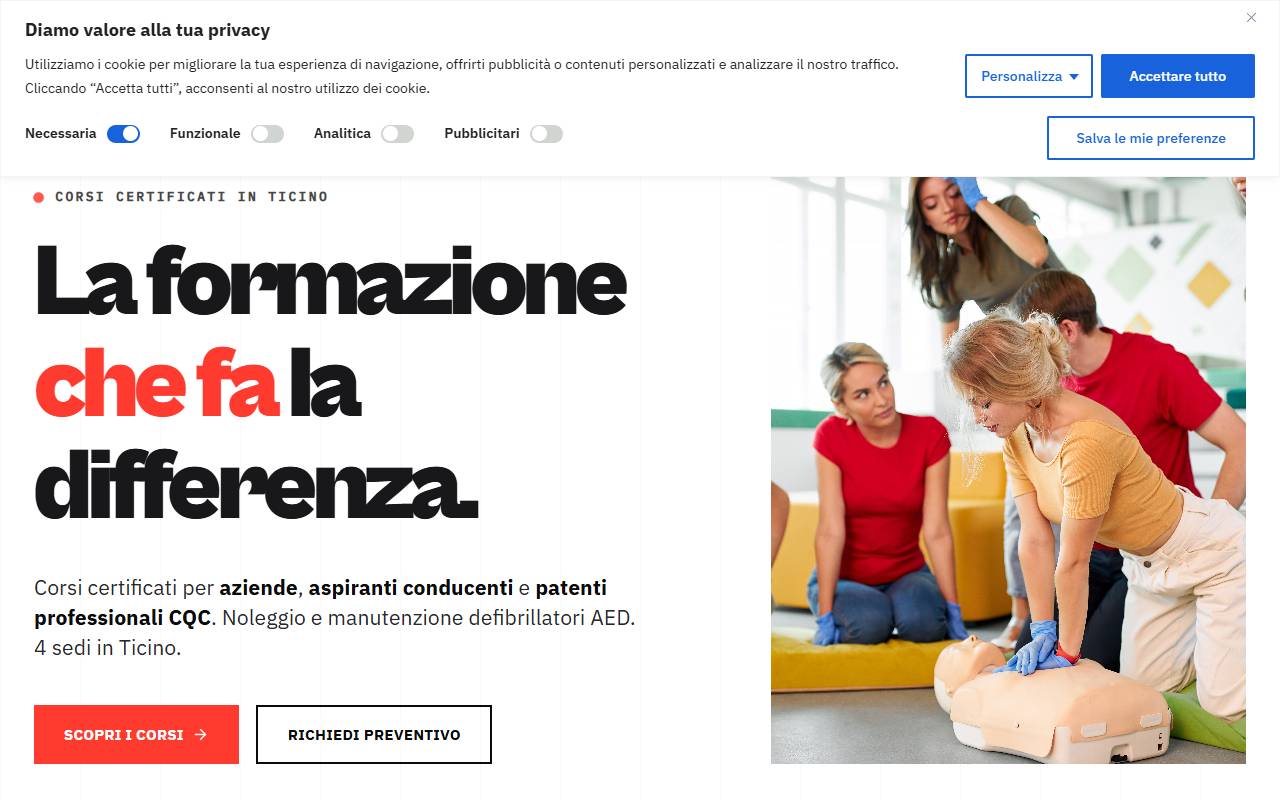 Anteprima del sito: 7MED Group Sagl