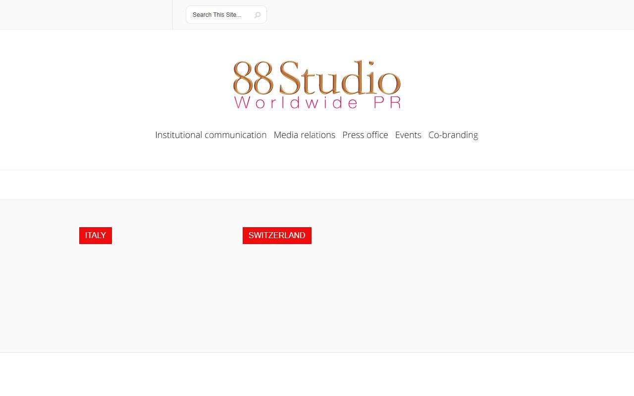 Anteprima del sito: 88 Studio Sagl