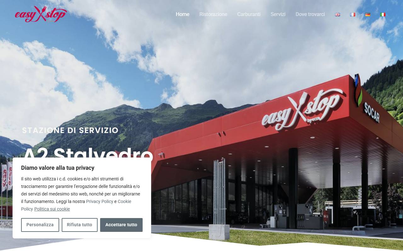 Anteprima del sito: Stalvedro Easy Stop SA