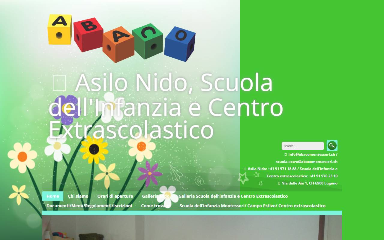 Anteprima del sito: Associazione Abaco