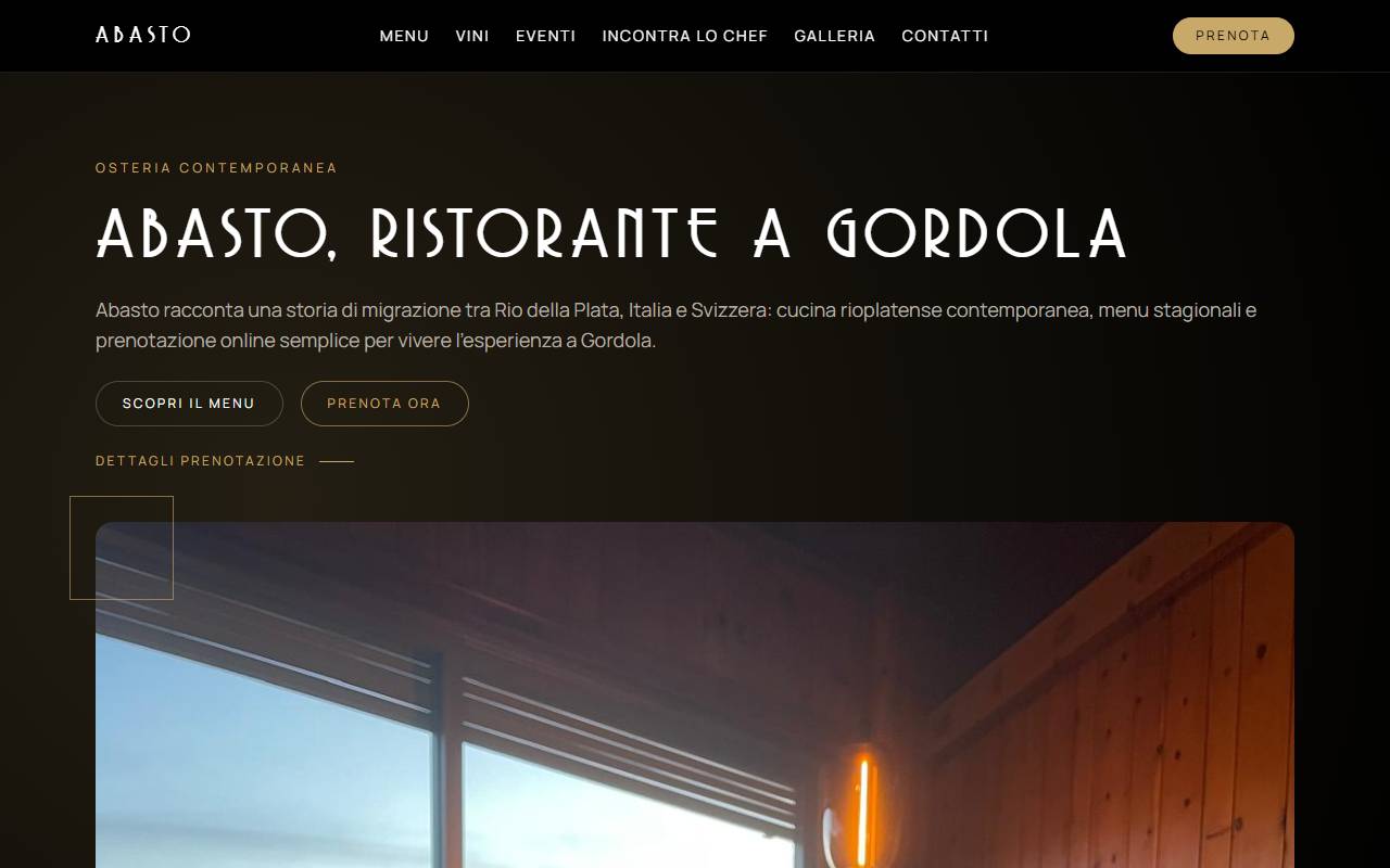 Anteprima del sito: ABASTO di Mauricio Acosta