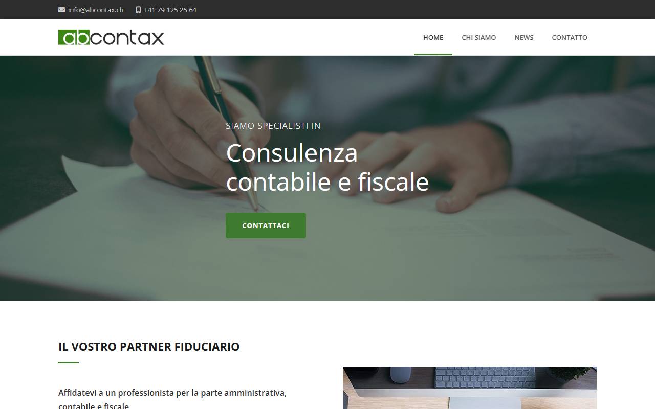 Anteprima del sito: ABcontax di N. Abate