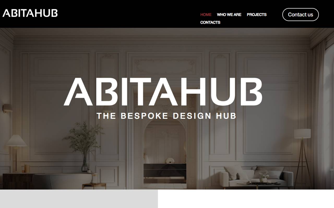 Anteprima del sito: ABITAHUB SA