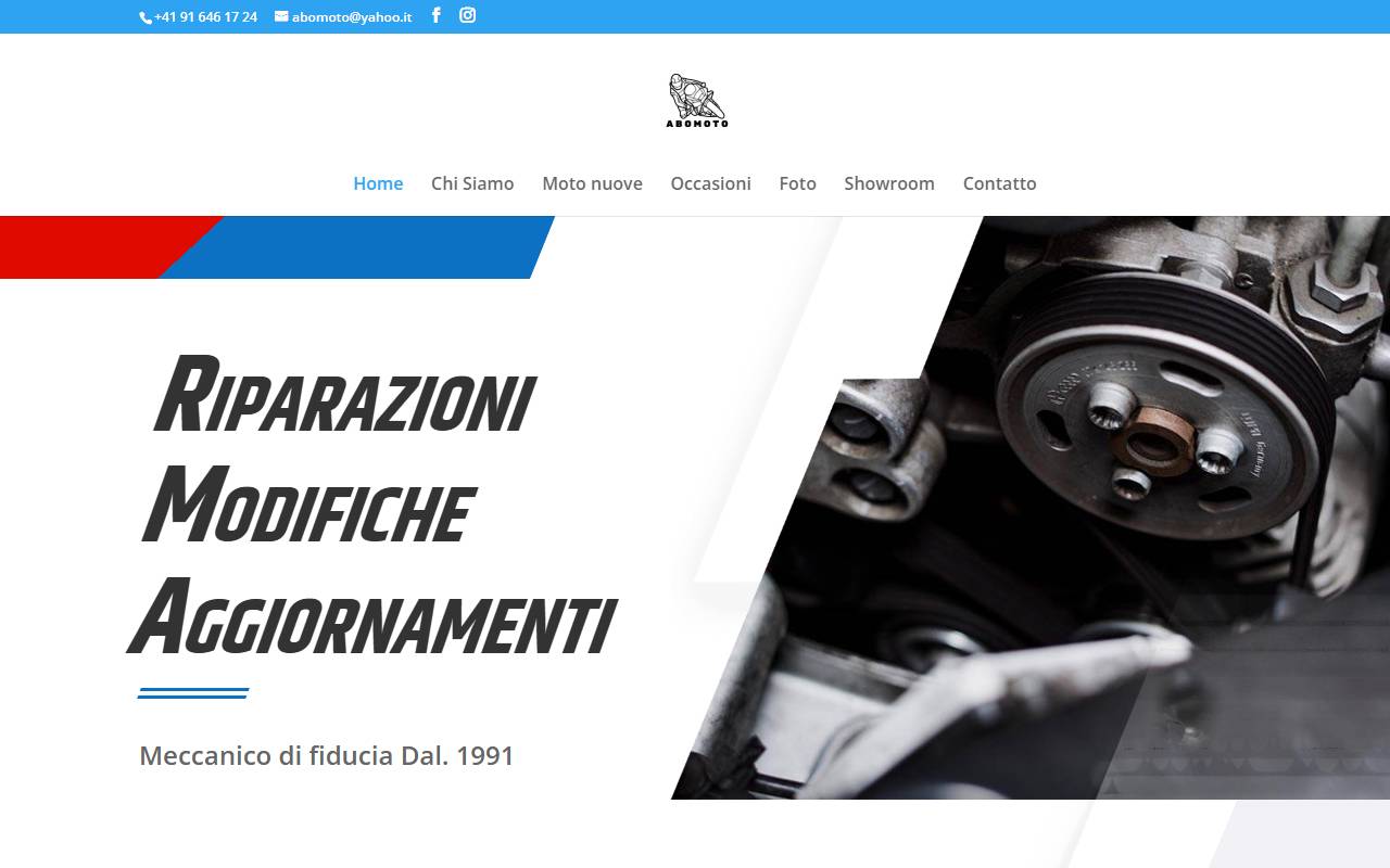 Anteprima del sito: Abomoto SA