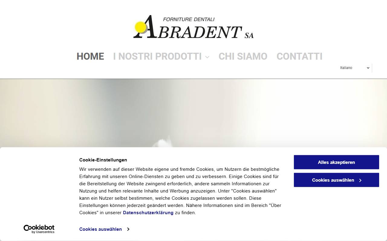 Anteprima del sito: ABRADENT SA
