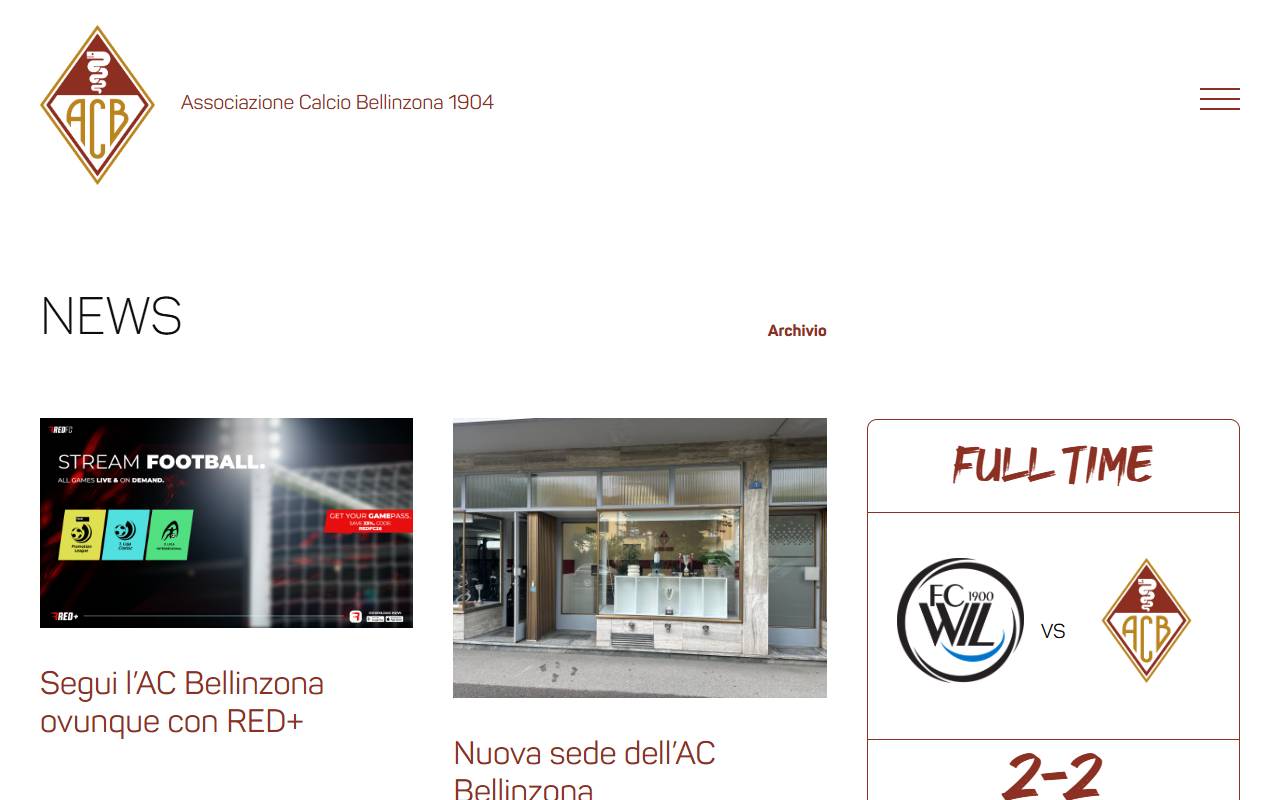 Anteprima del sito: ACB 1904 SA