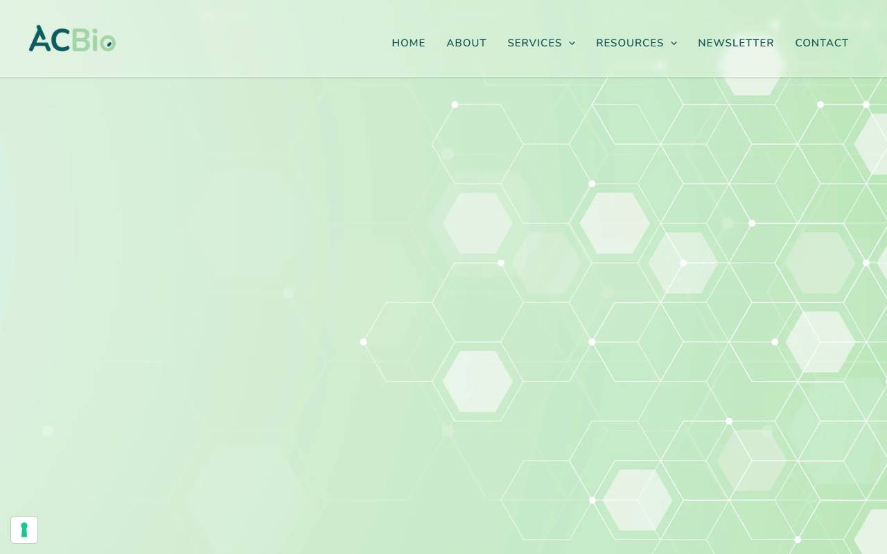 Anteprima del sito: ACBio Marketing Consulting Sagl