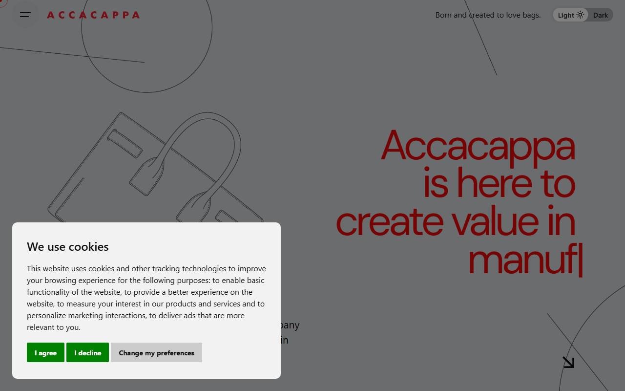 Anteprima del sito: Accacappa Sagl