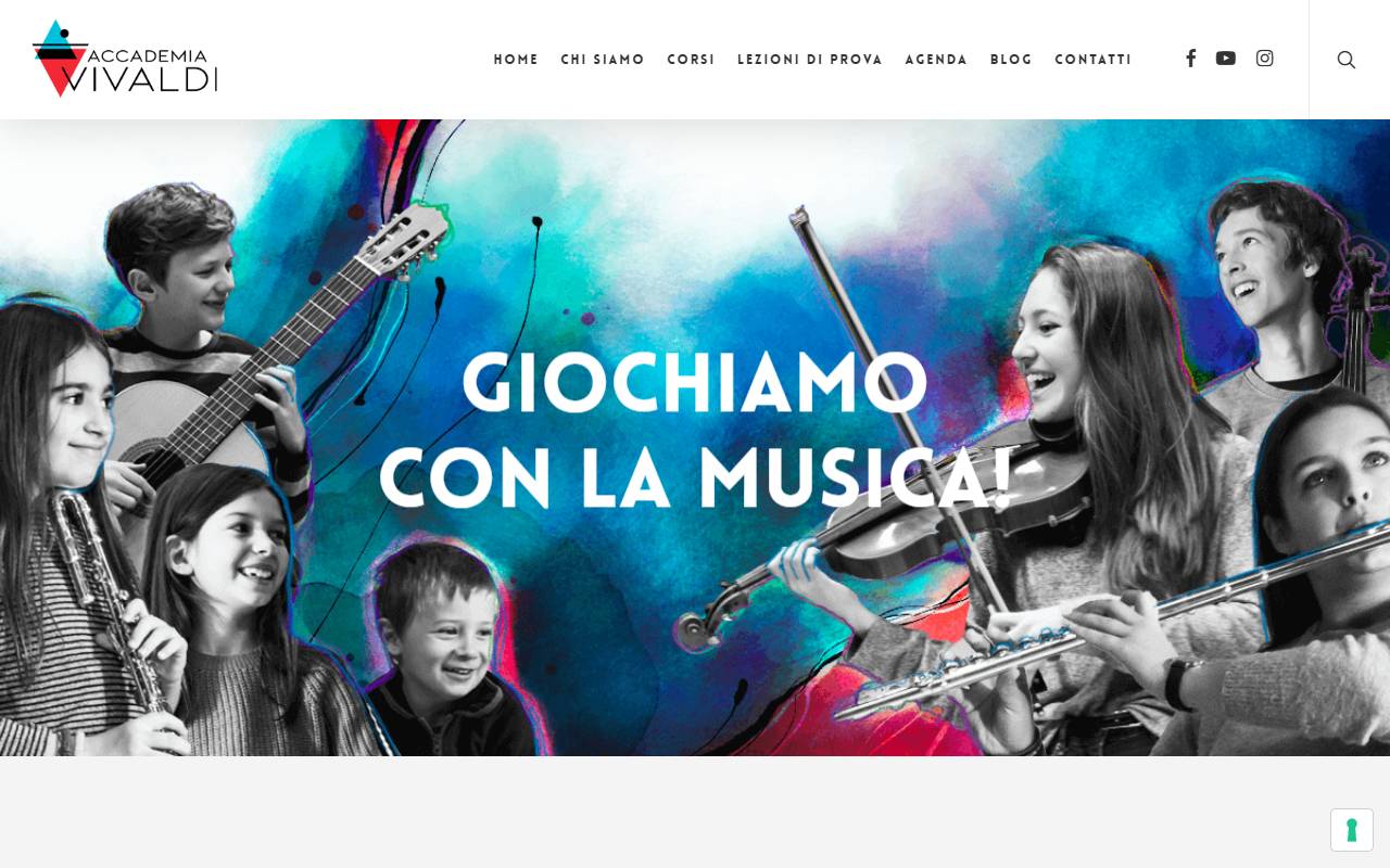 Anteprima del sito: Fondazione Accademia Vivaldi della Svizzera Italiana
