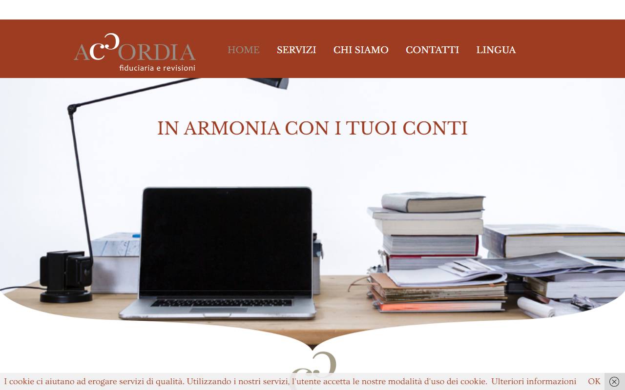 Anteprima del sito: Accordia fiduciaria e revisioni Sagl