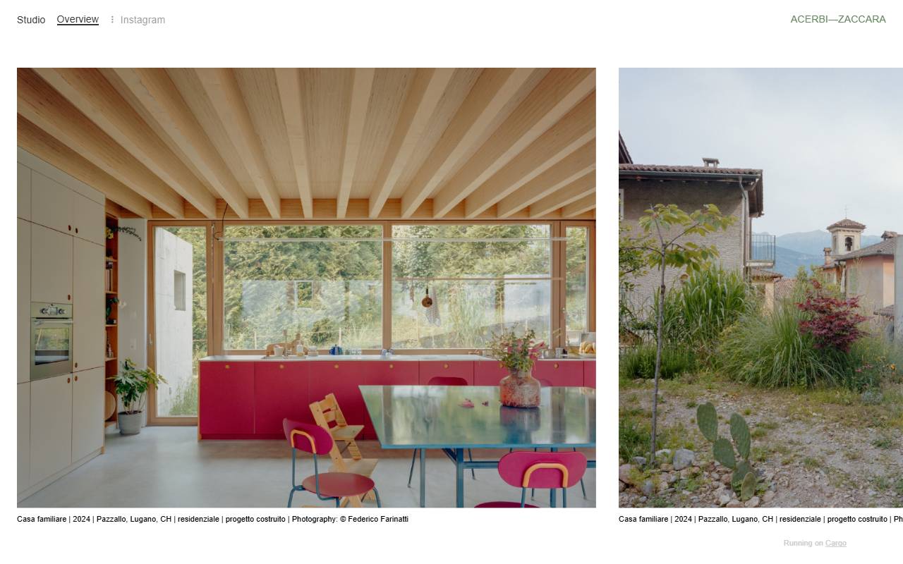 Anteprima del sito: Acerbi-Zaccara Architetti