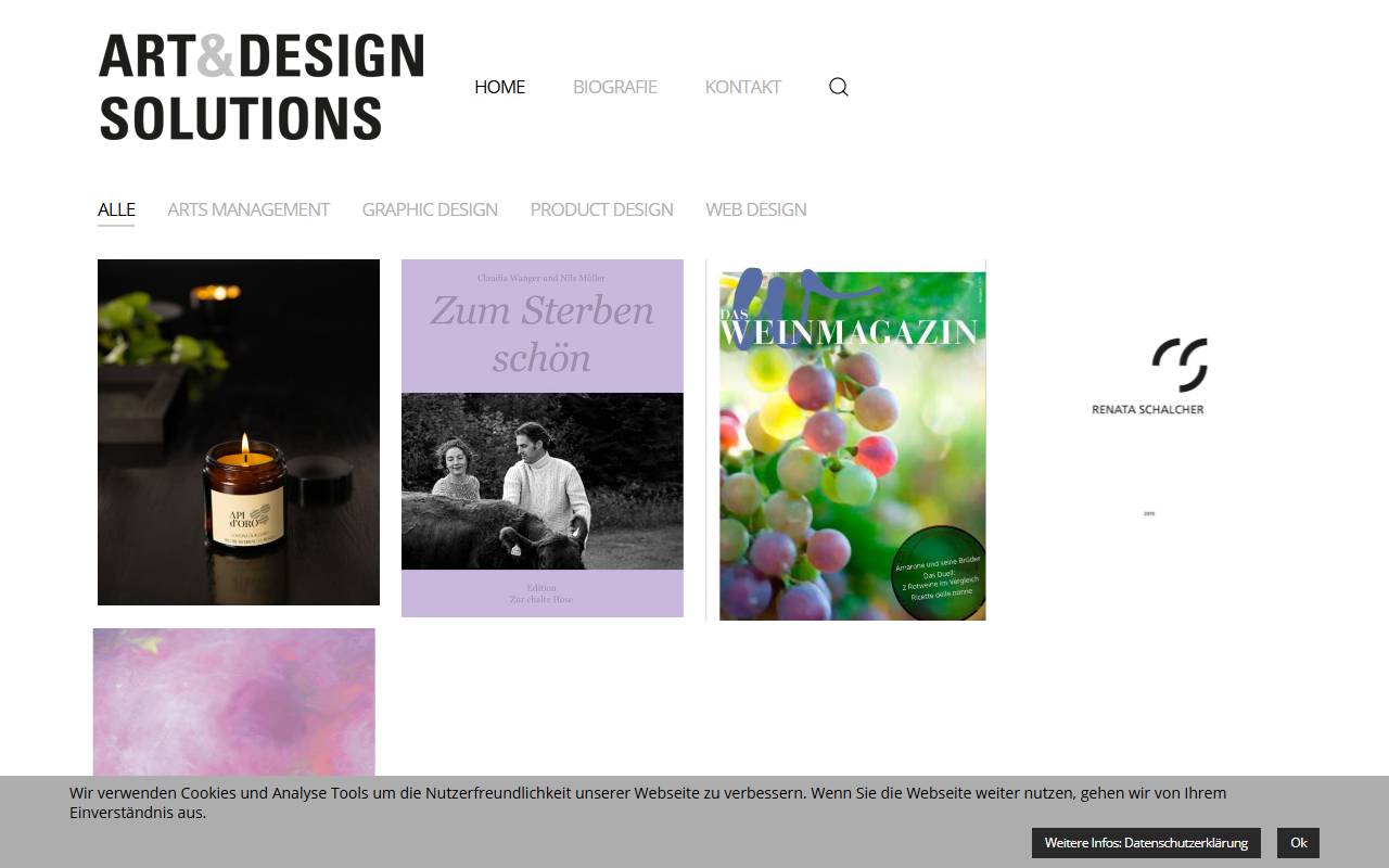 Anteprima del sito: AD Solutions Sagl