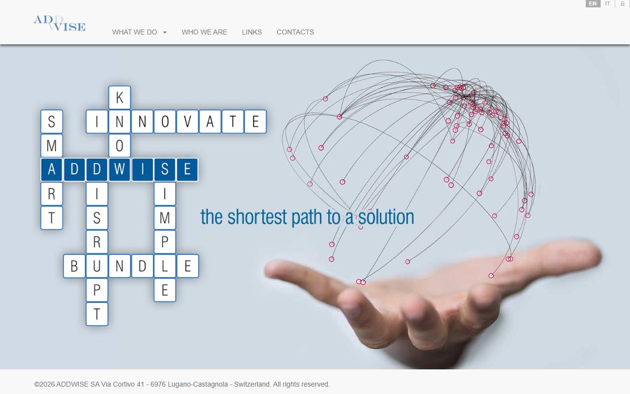 Anteprima del sito: ADDWISE SA