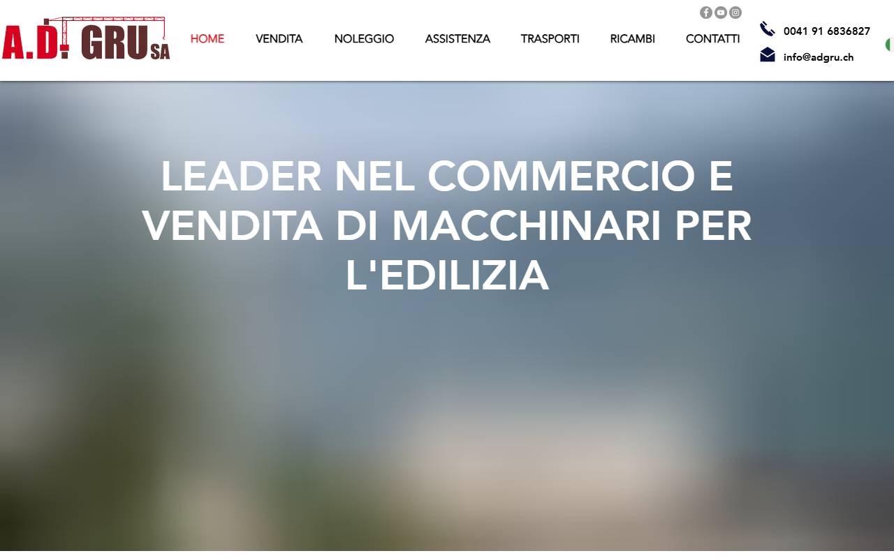 Anteprima del sito: A.D. GRU SA