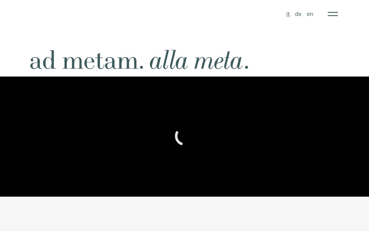 Anteprima del sito: ad metam SA