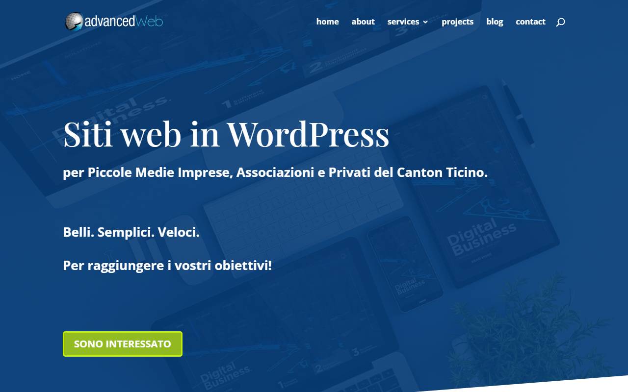 Anteprima del sito: AdvancedWeb di Tiziano Spagnolatti
