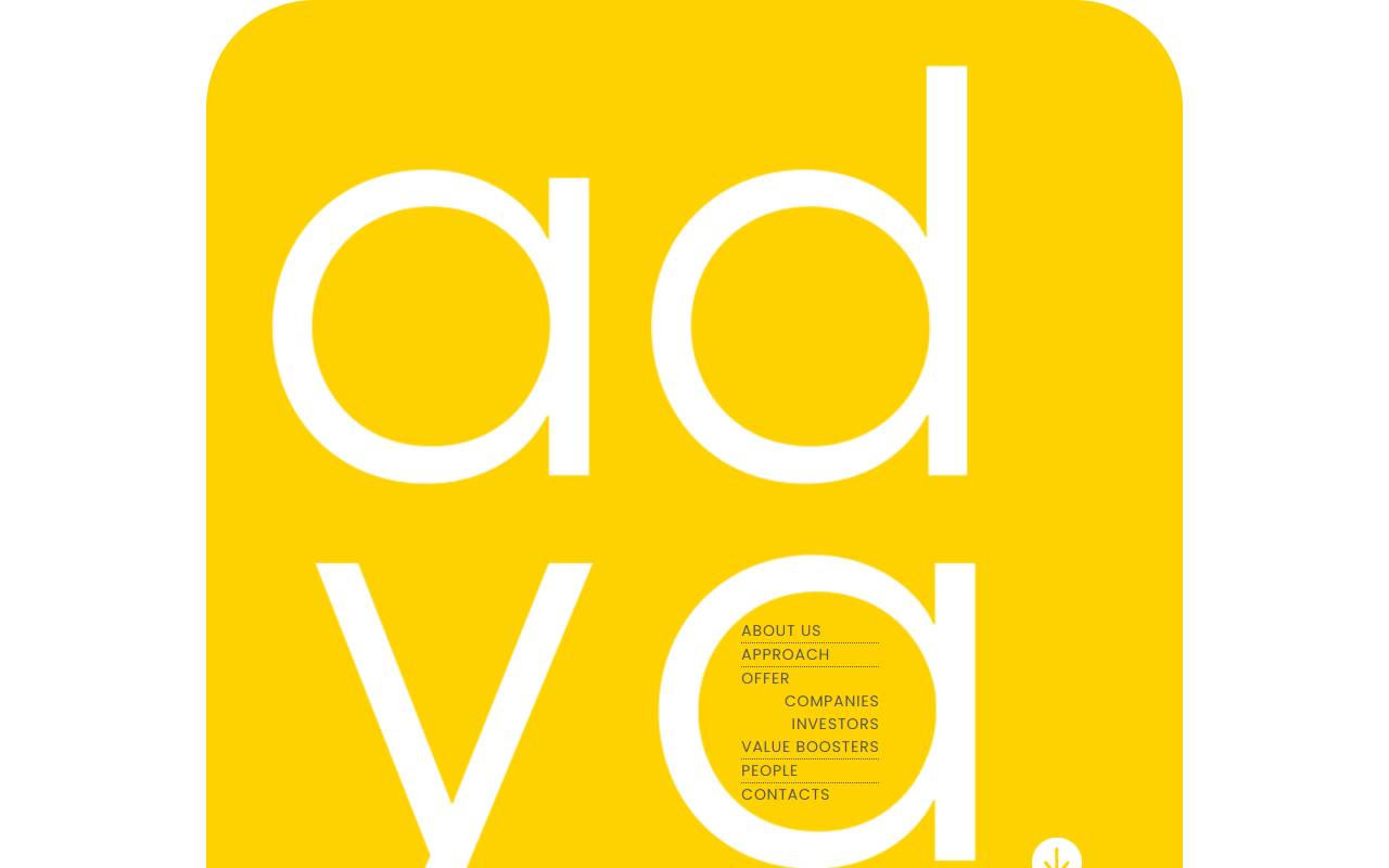 Anteprima del sito: Adya Consulting Sagl