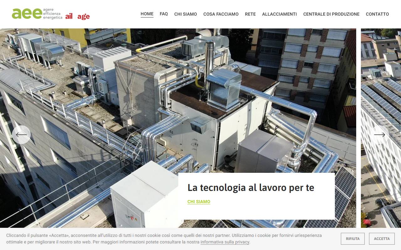 Anteprima del sito: AGERE EFFICIENZA ENERGETICA SA