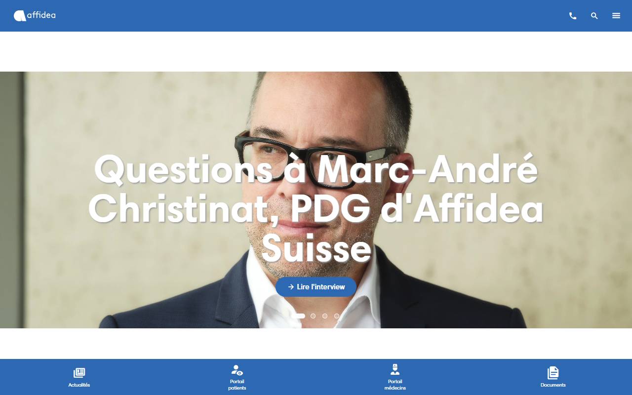 Anteprima del sito: Affidea Centro del Seno Ticino SA