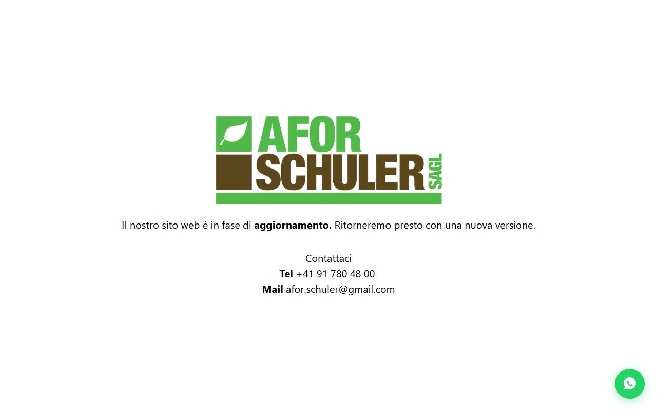 Anteprima del sito: Afor Schuler Sagl
