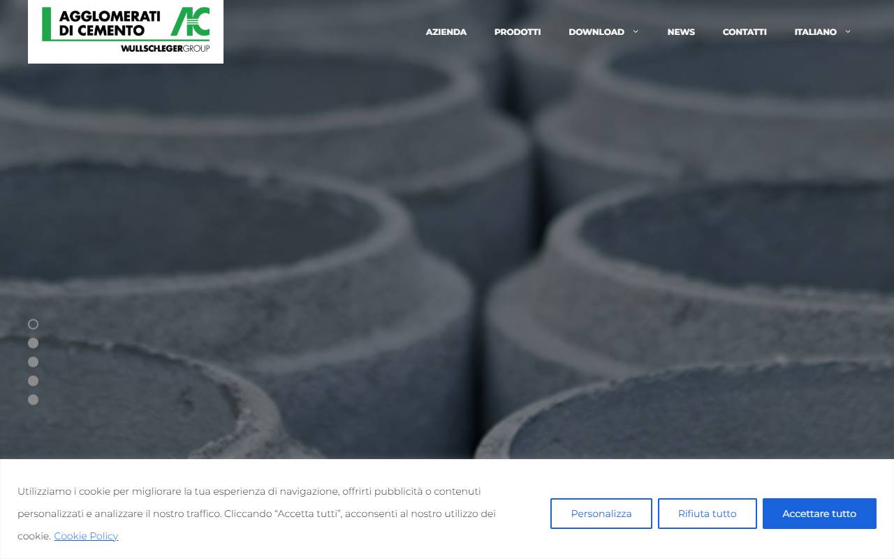 Anteprima del sito: Agglomerati di cemento SA