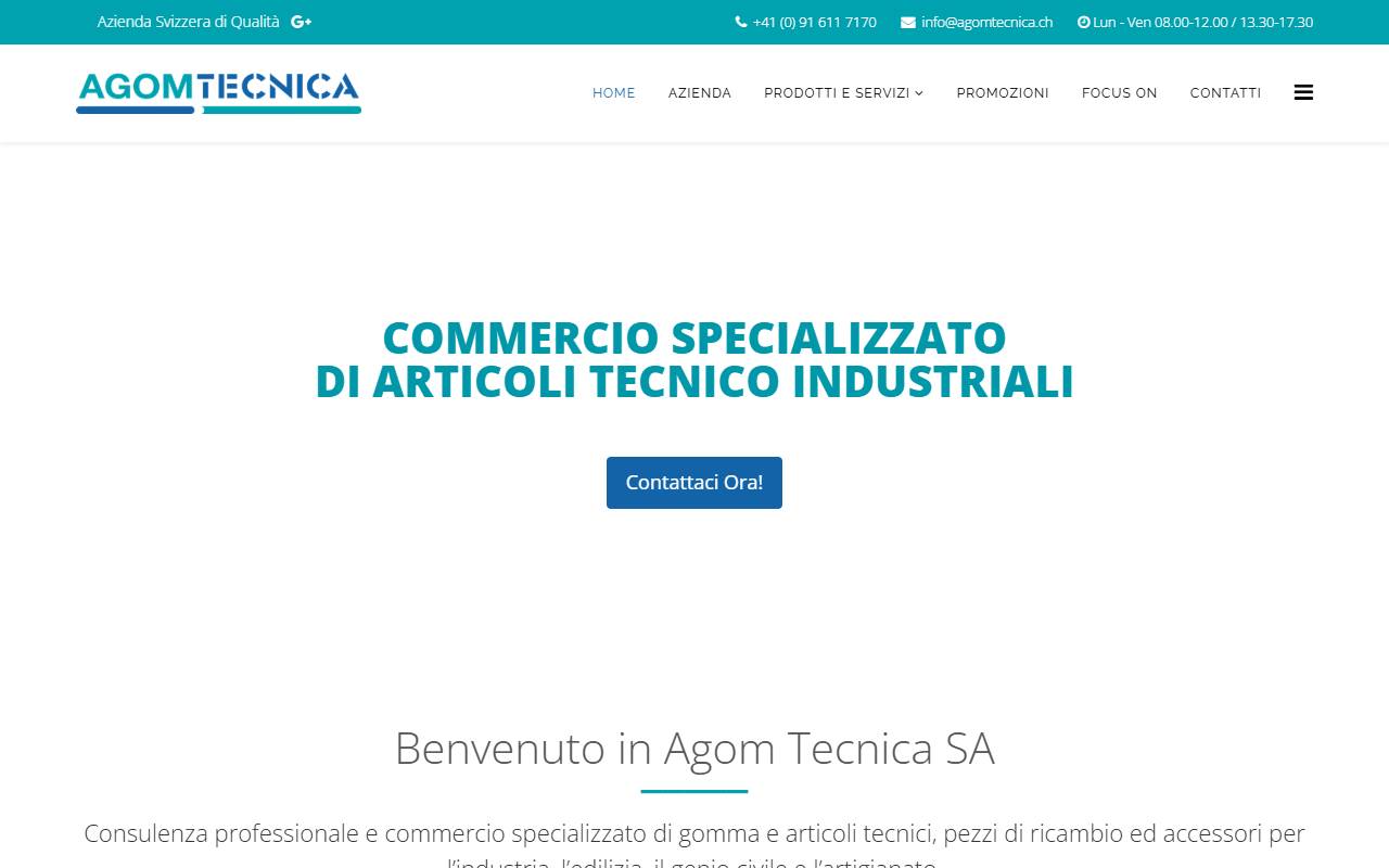 Anteprima del sito: Agom Tecnica SA