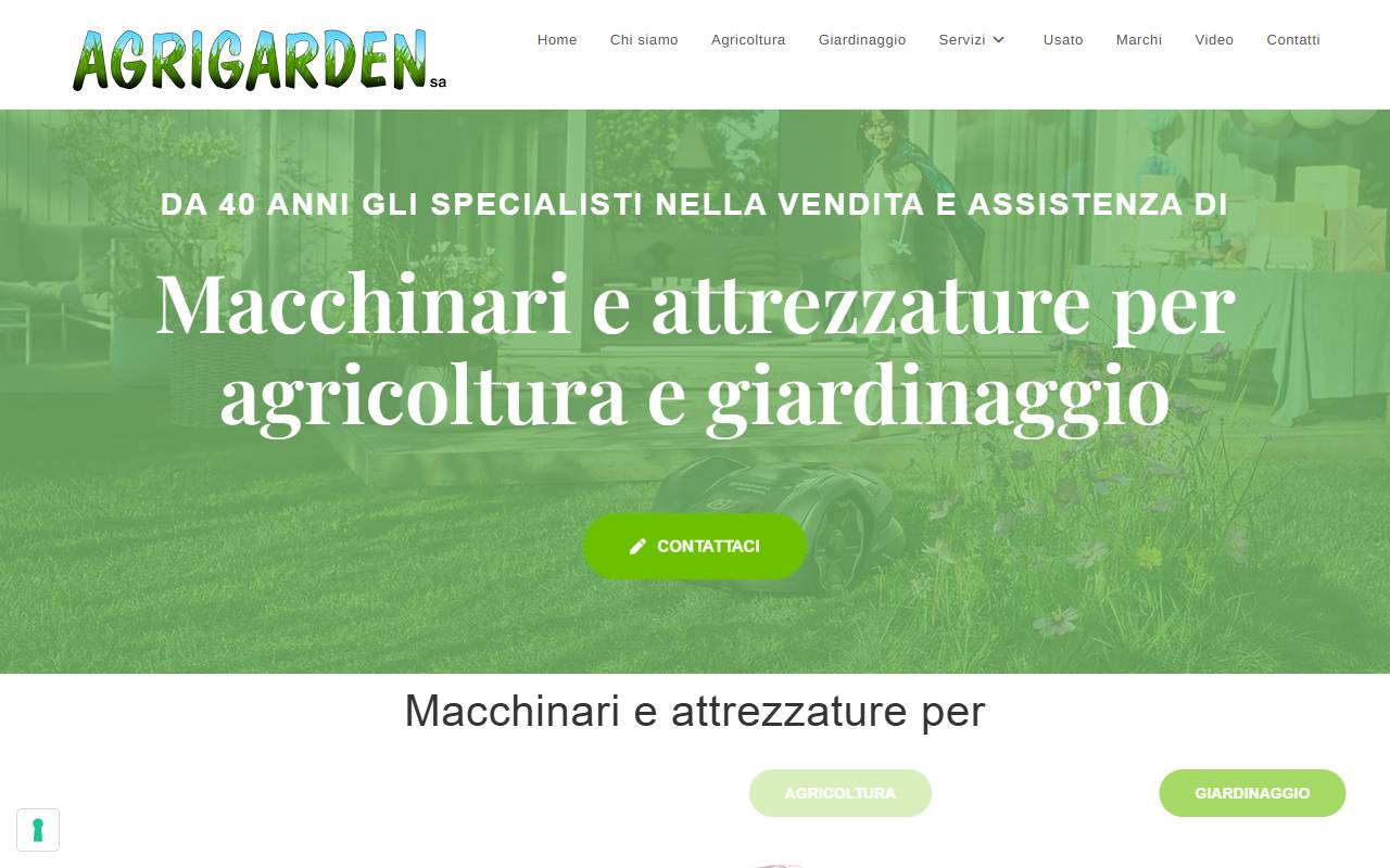 Anteprima del sito: AGRIGARDEN SA