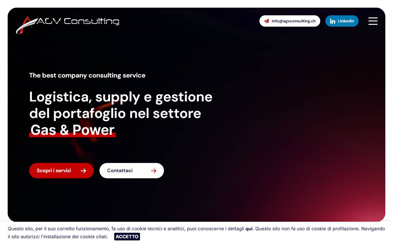 Anteprima del sito: AGV CONSULTING SAGL