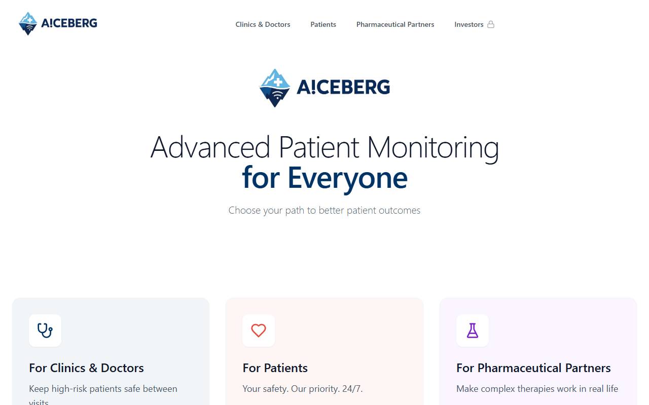 Anteprima del sito: AICEBERG Sagl