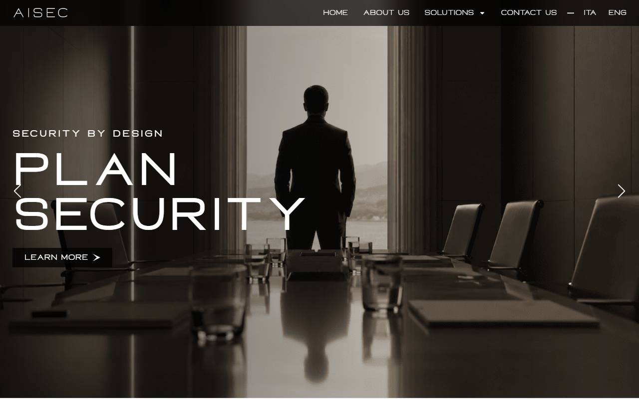 Anteprima del sito: AISEC SA