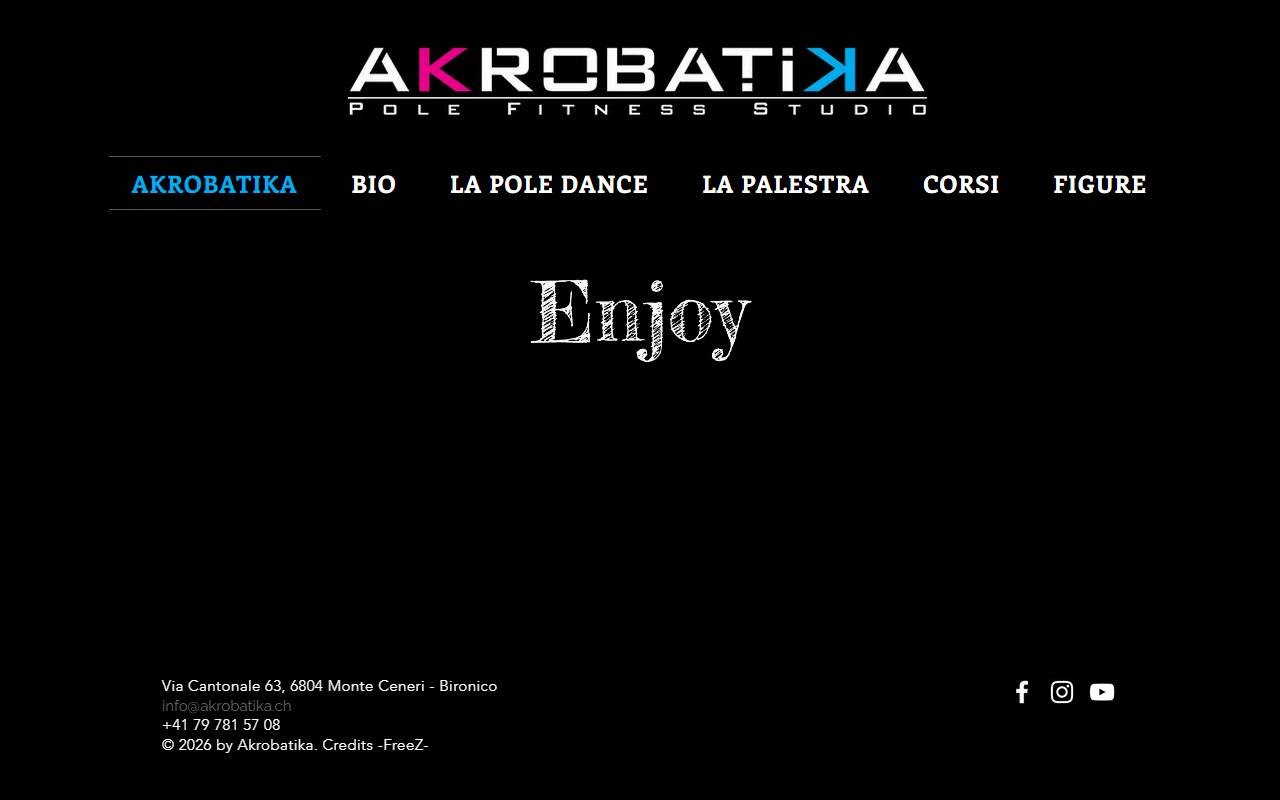 Anteprima del sito: Akrobatika Sagl