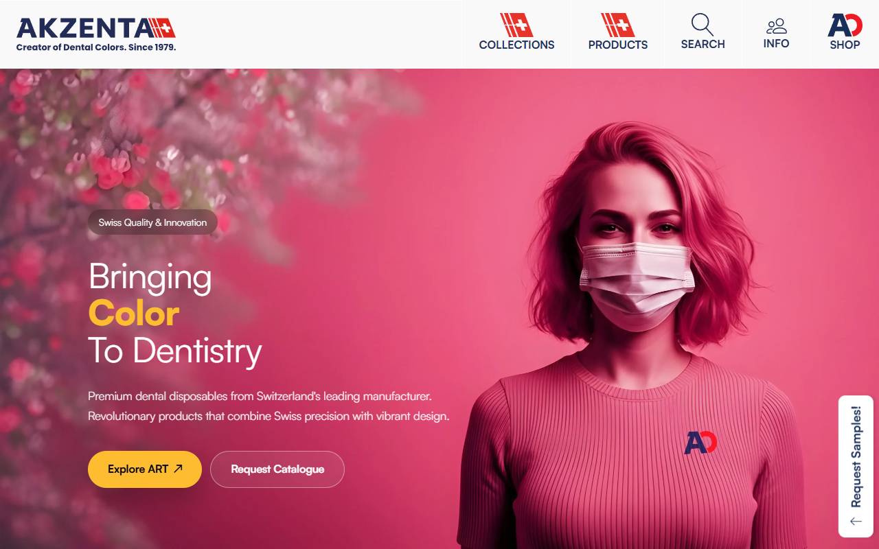 Anteprima del sito: AKZENTA INTERNATIONAL SA