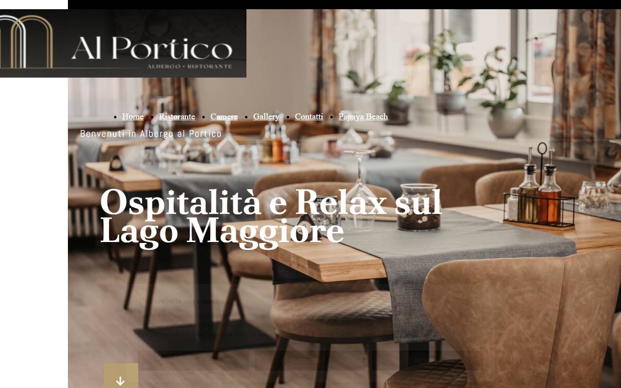 Anteprima del sito: RISTORANTE AL PORTICO DI F.LLI SORRENTINO & CARULLI SNC